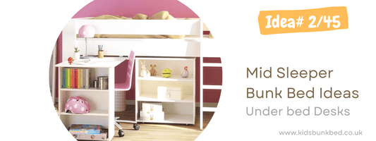 45 ideas for decorating your mid sleeper under bed area