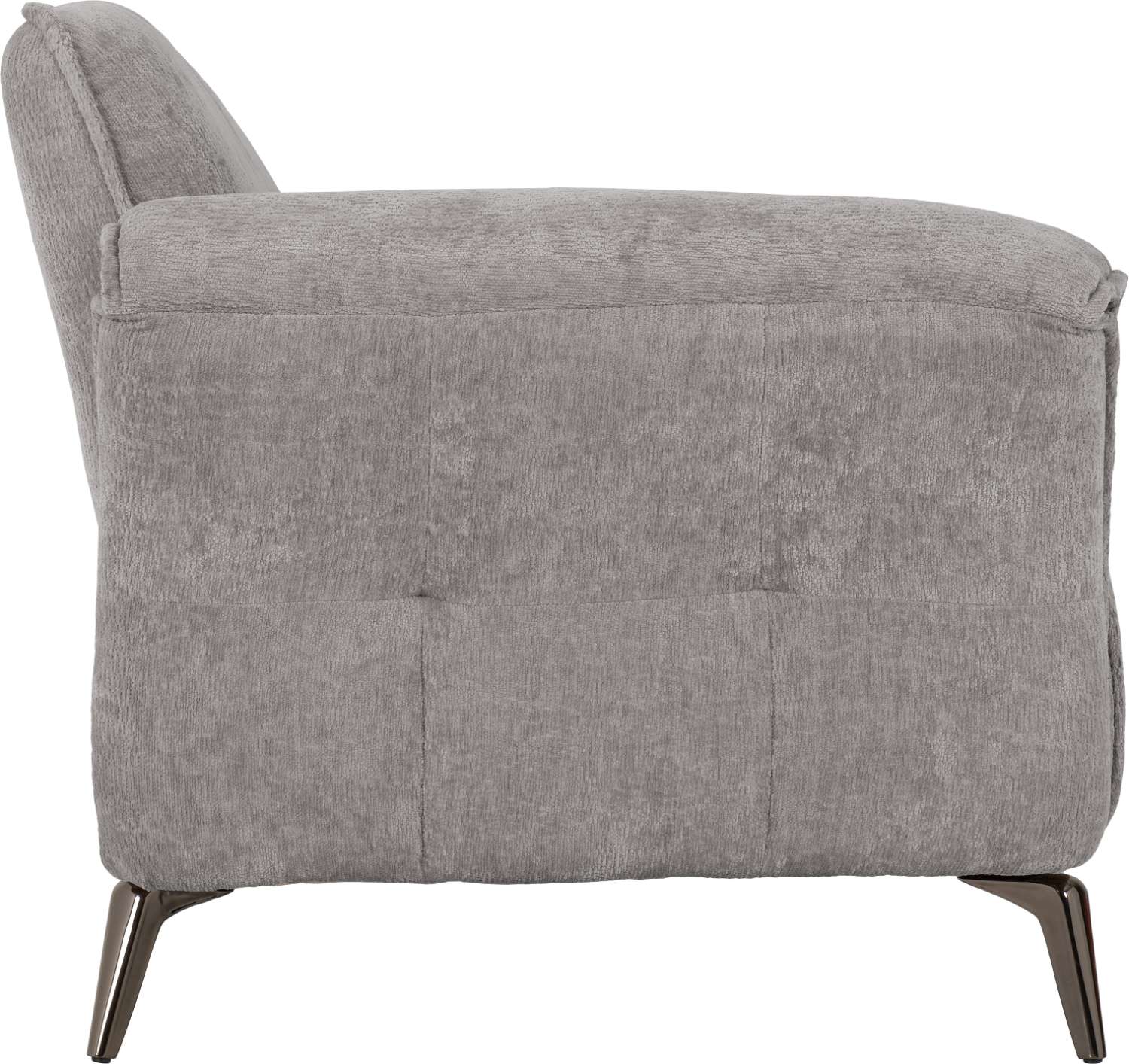 AMALFI 1 SEATER CHAIR GREY FABRIC S