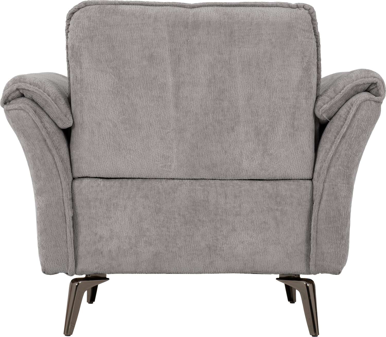 AMALFI 1 SEATER CHAIR GREY FABRIC BACK