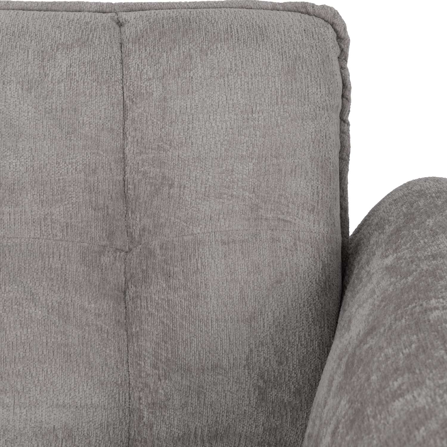 AMALFI 1 SEATER CHAIR GREY FABRIC TOP