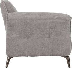 Amalfi 2 Seater Sofa Grey Fabric SIDE