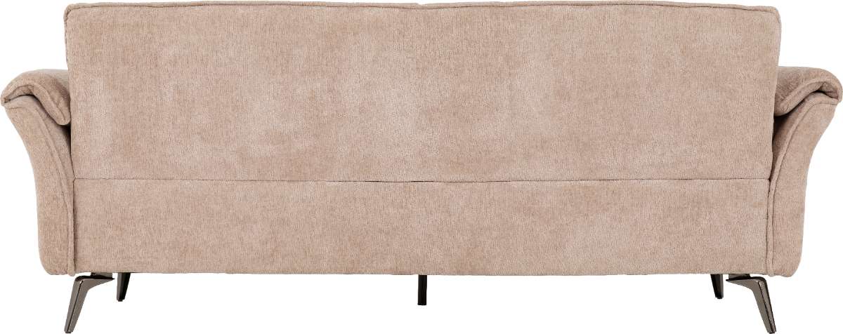 Amalfi 3 Seater Sofa Champagne Fabric BACK