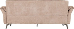 Amalfi 3 Seater Sofa Champagne Fabric BACK