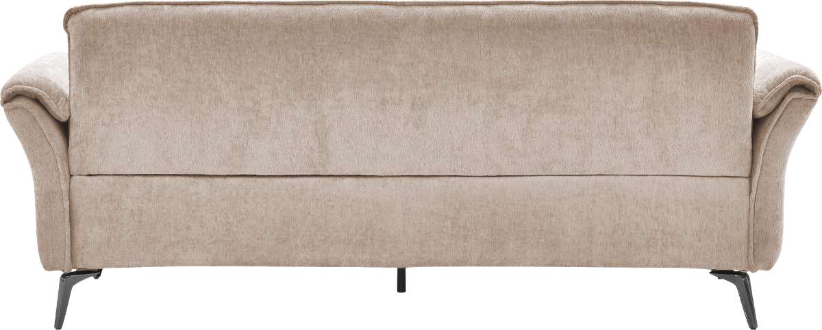 Amalfi 3 Seater Sofa Champagne Fabric BACK 2