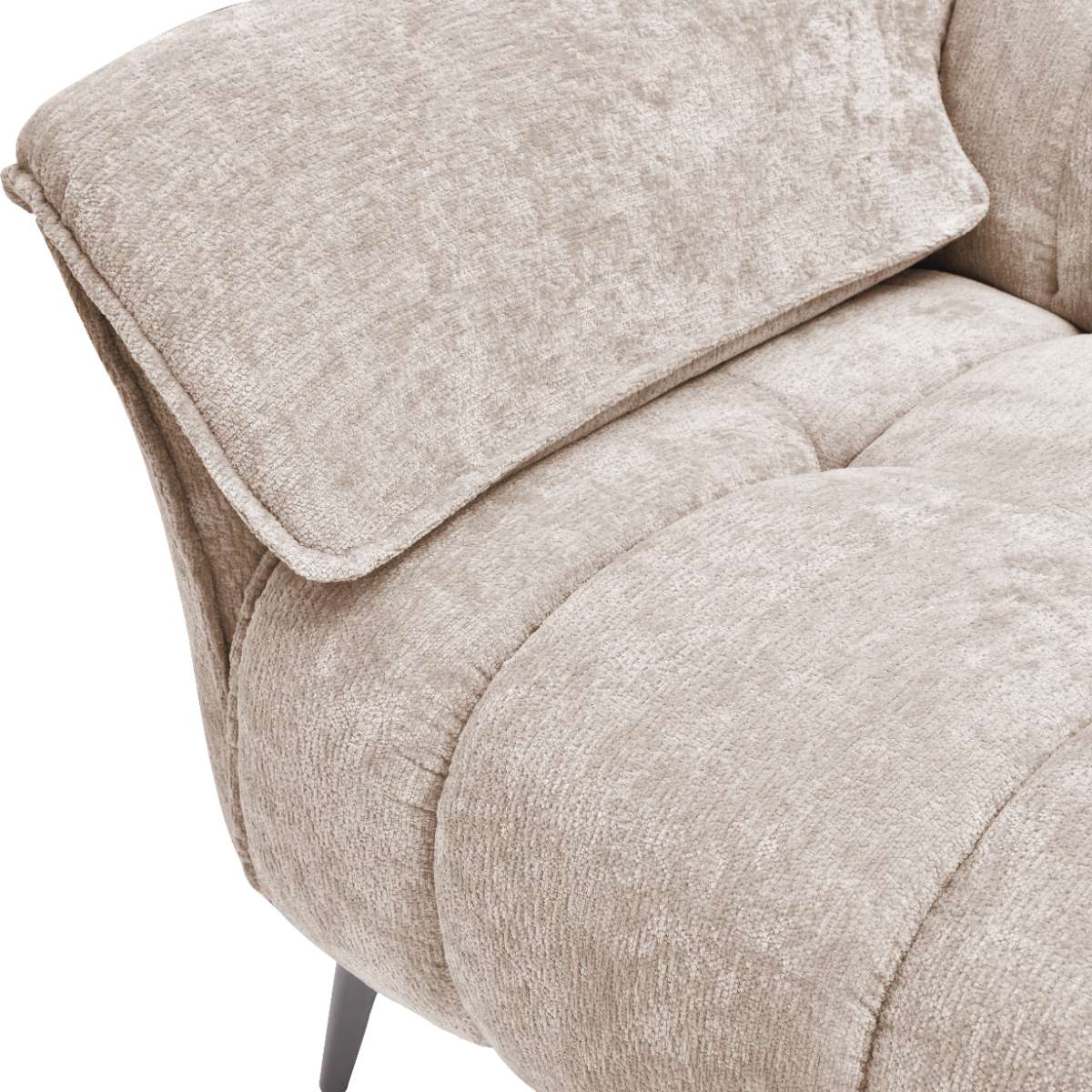 Amalfi 3 Seater Sofa Champagne Fabric DETAILS