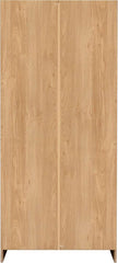 BELLINGHAM 2 DOOR WARDROBE - OAK EFFECT VENEER