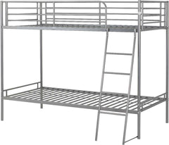 BRANDON 3' BUNK BED - SILVER