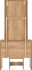 CHARLES 1 DRAWER DRESSING TABLE - OAK EFFECT VENEER