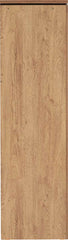 CHARLES 2 DOOR SLIDING WARDROBE - OAK EFFECT VENEER WITH WALNUT TRIM