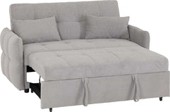 CHELSEA SOFA BED - SILVER GREY FABRIC