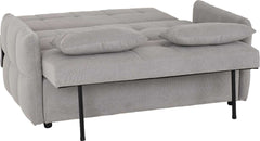 CHELSEA SOFA BED - SILVER GREY FABRIC