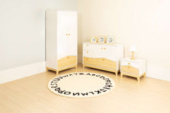 CODY BEDROOM SET - WHITE/PINE EFFECT