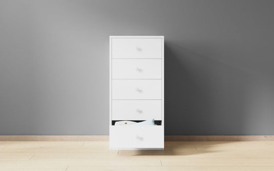 Flair Wizard White Chest of Drawers - Complete Comfort Beds