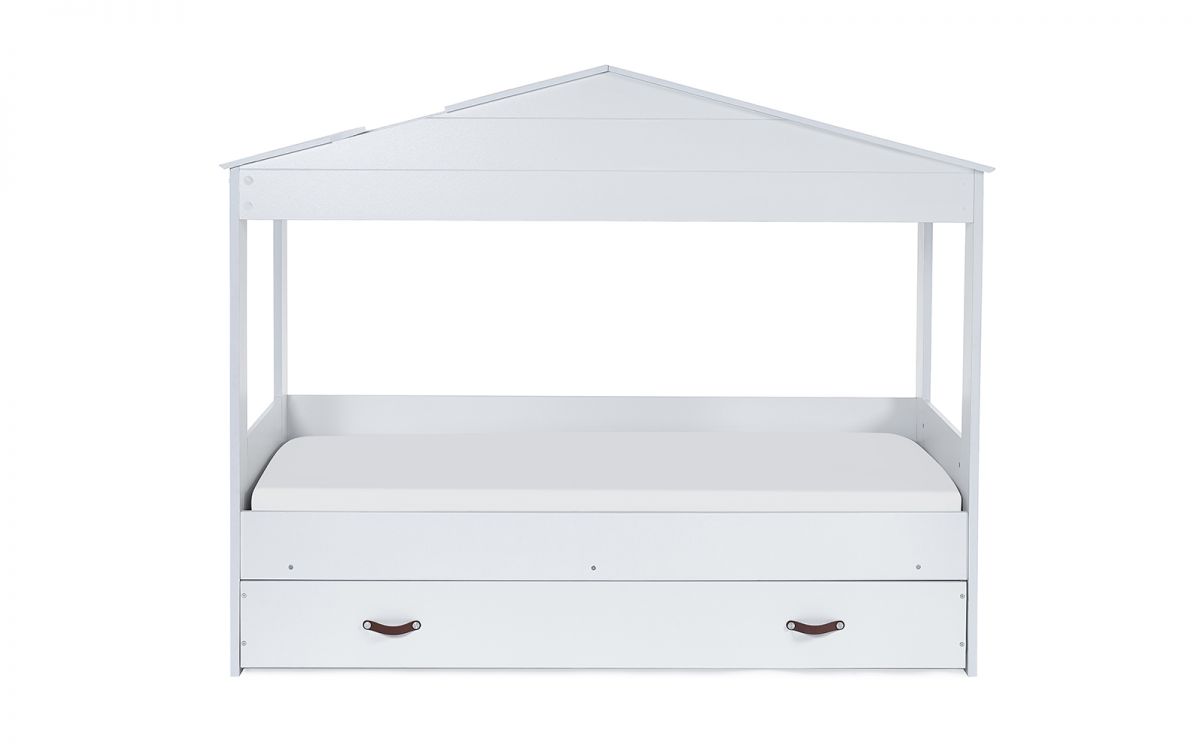 Hazel White Wooden Low Sleeper Bed 4