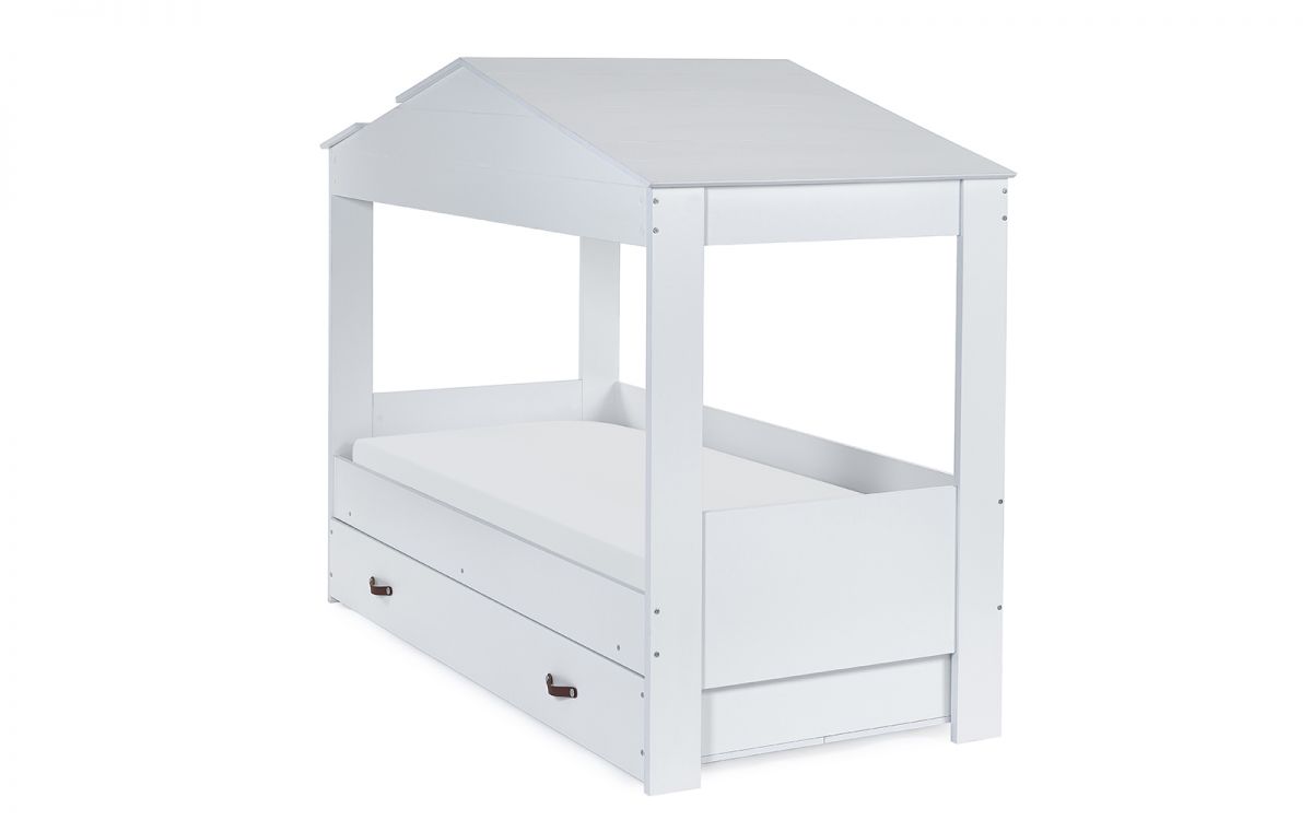 Hazel White Wooden Low Sleeper Bed 5