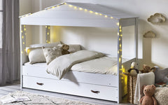 Hazel White Wooden Low Sleeper Bed 2