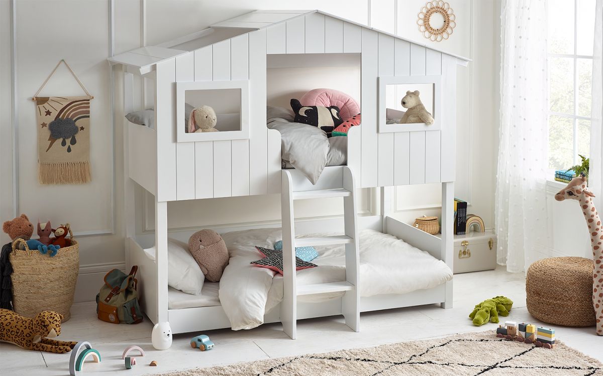 white Willow Treehouse Midsleeper Bed