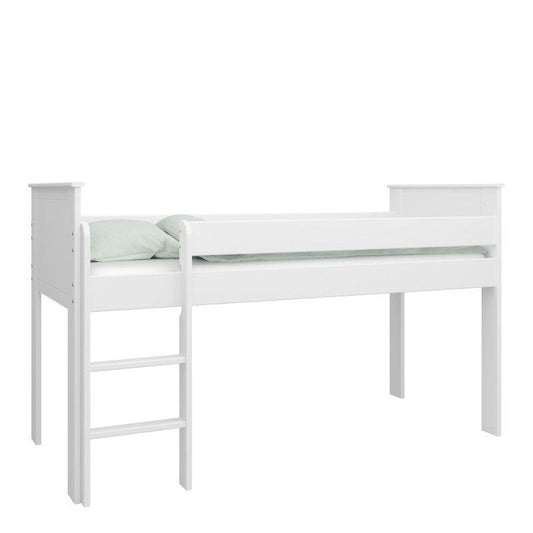 Alba White Wooden Mid-Sleeper  2