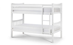 Curved Headboard White Bunk Bed 3