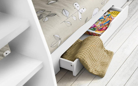 Orion Bunk Bed White Ladder