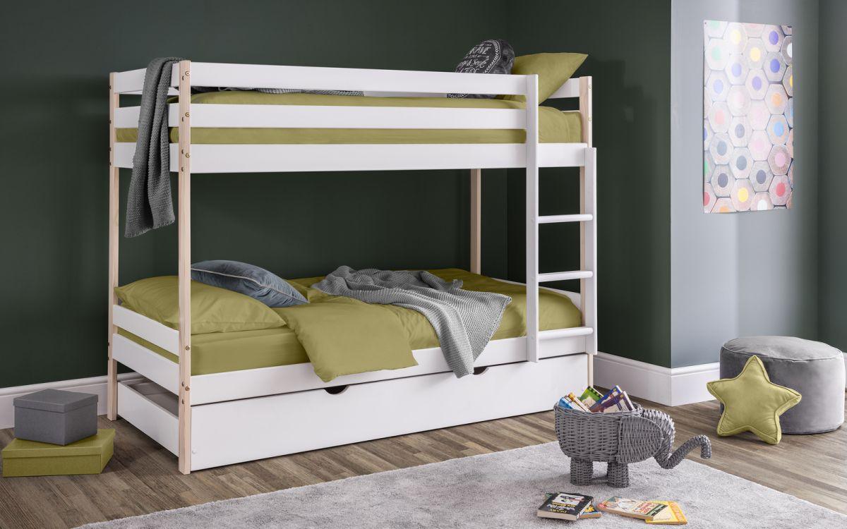 Nova Solid Pine Wooden Bunk Bed