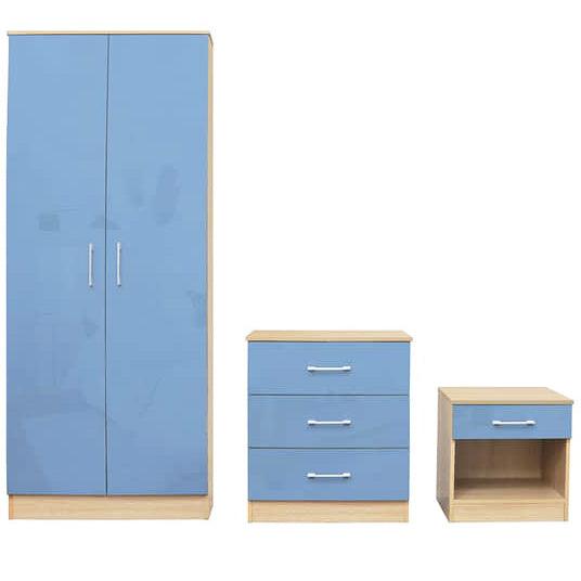 blue bedroom set