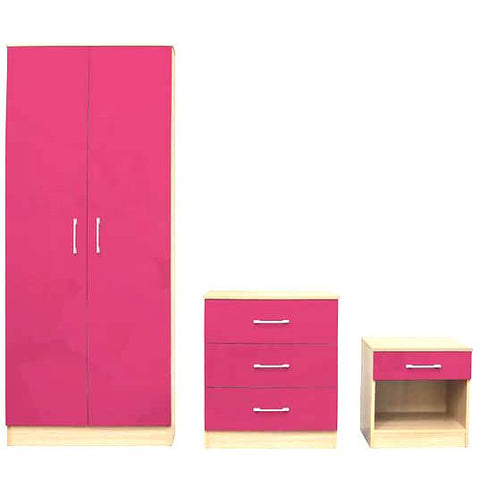 pink bedroom set