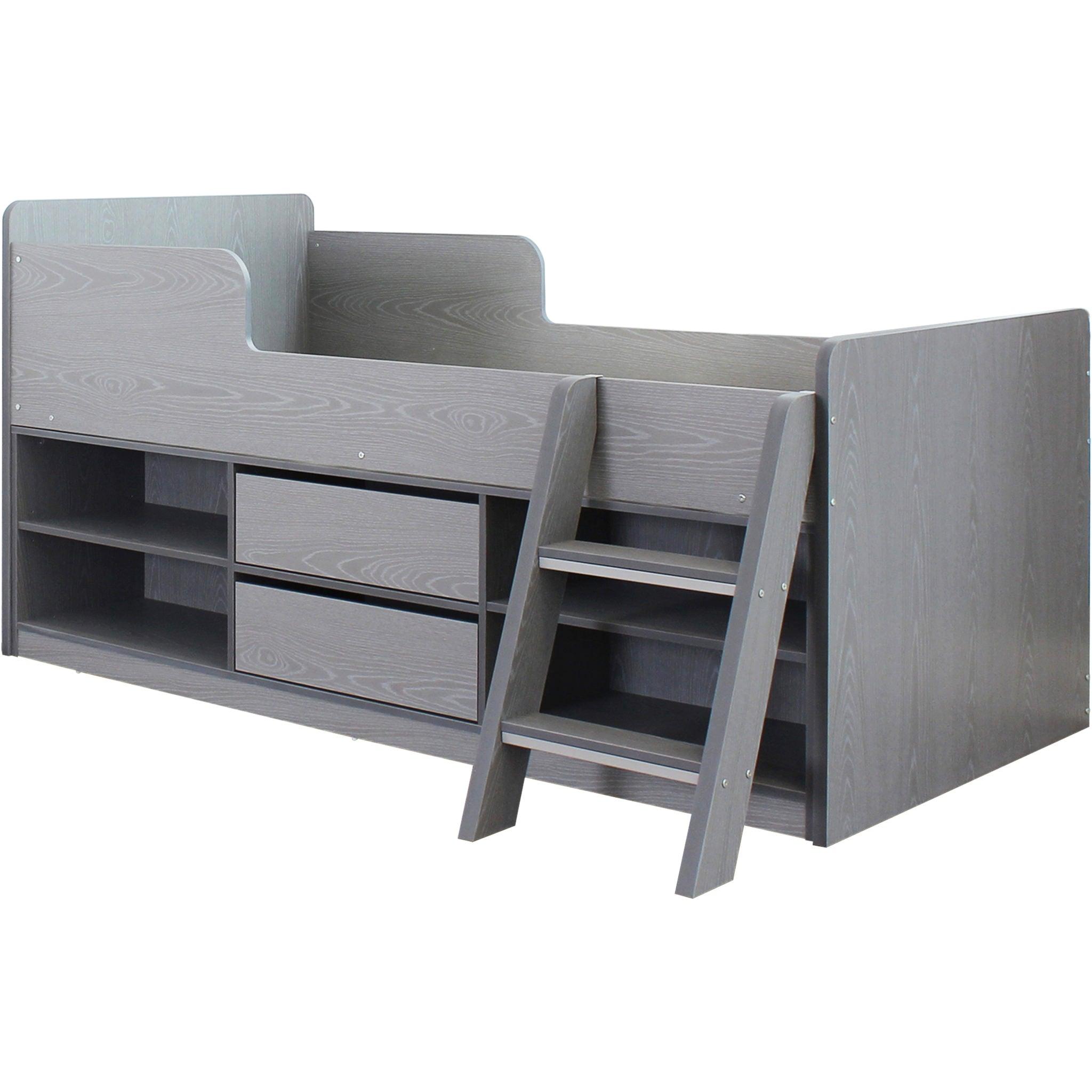 felix low sleeper bed frame grey 2