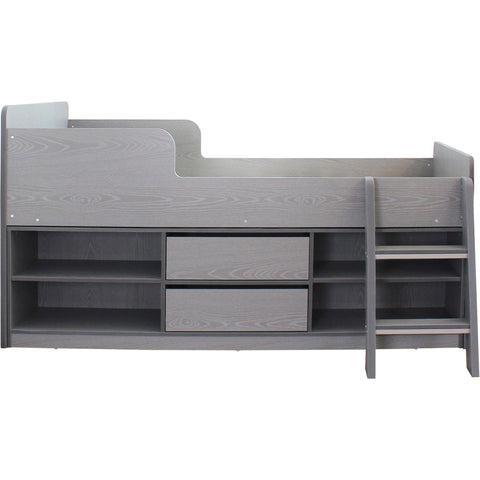 felix low sleeper bed frame grey 3