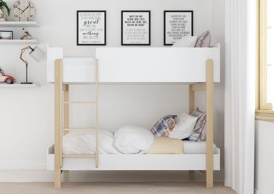 hero oak wood bunk bed frame 3'