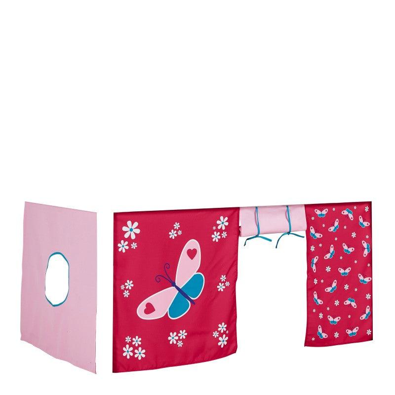 pink butterfly bunk bed 2