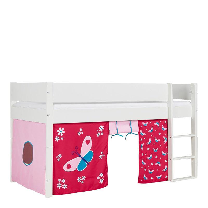 pink butterfly bunk bed 1