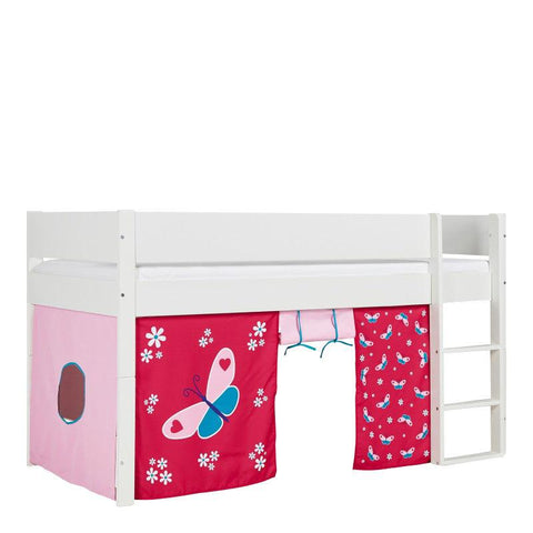 pink butterfly bunk bed 1