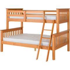 Neptune Pine Triple Bunk Bed