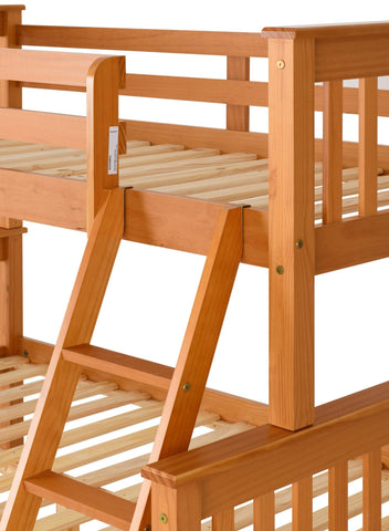 Triple Wood Bunk Bed Ladder