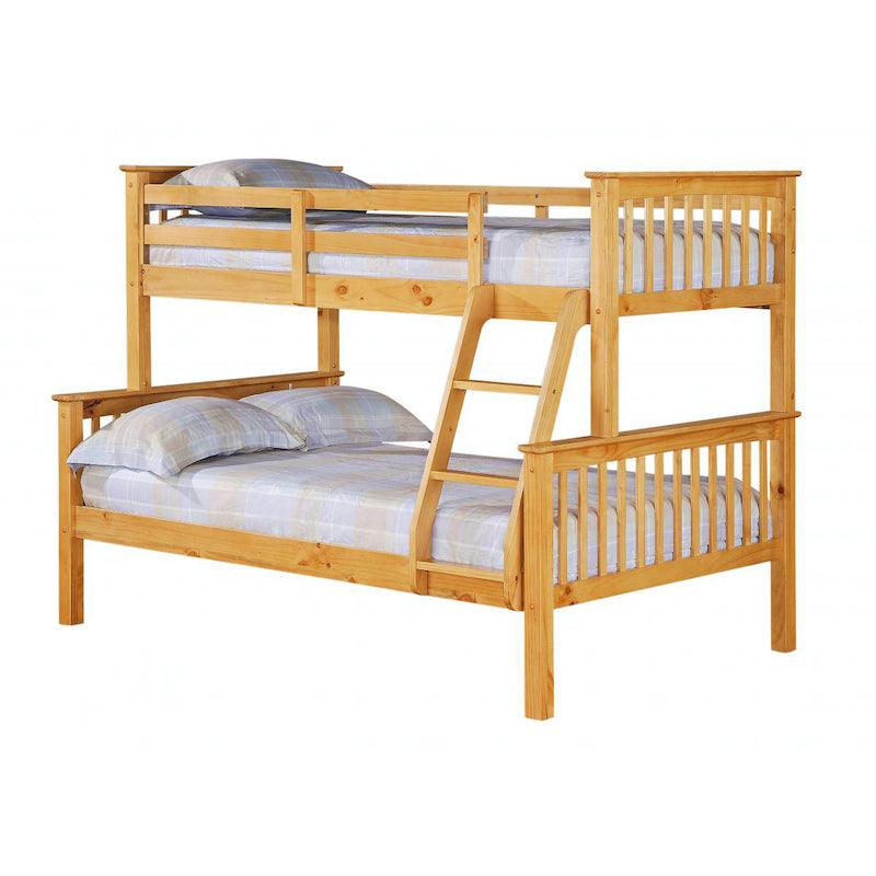 Porto Pine Wooden Triple Bunk Bed