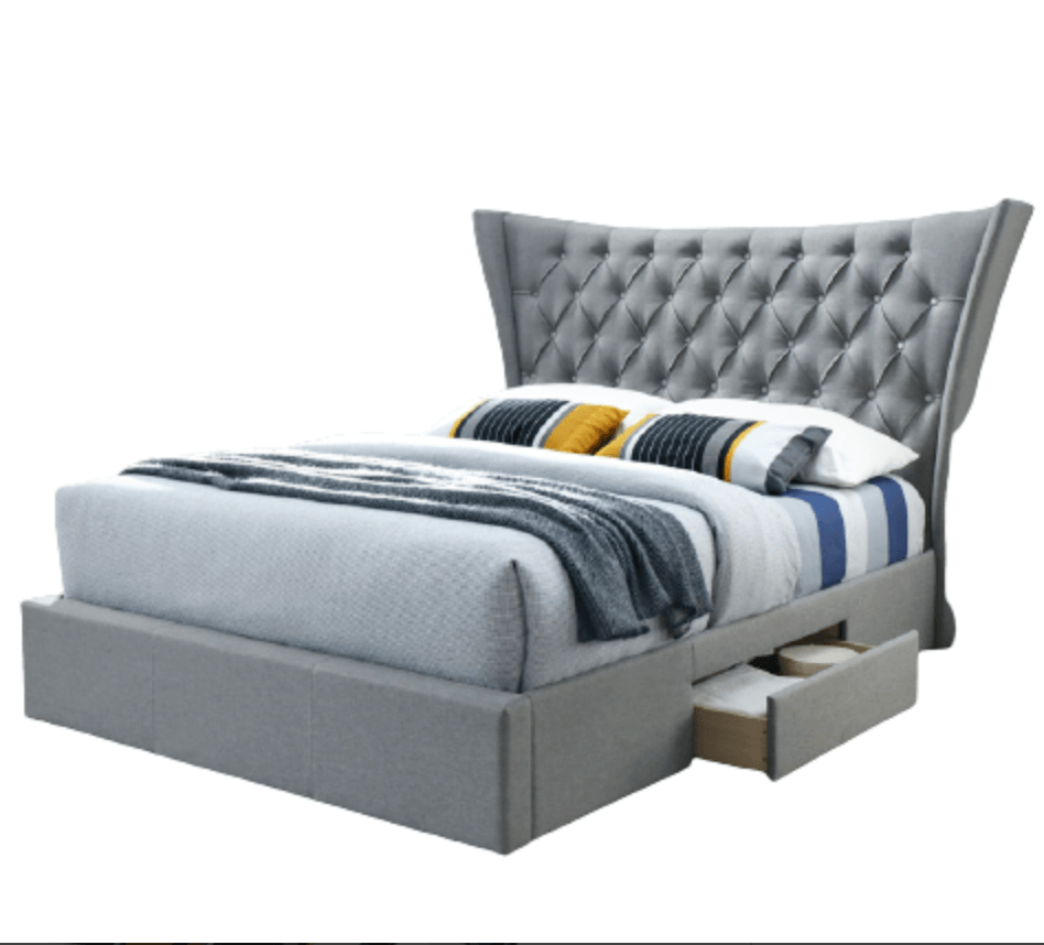 Winged Ottoman Double Bed Frame 2