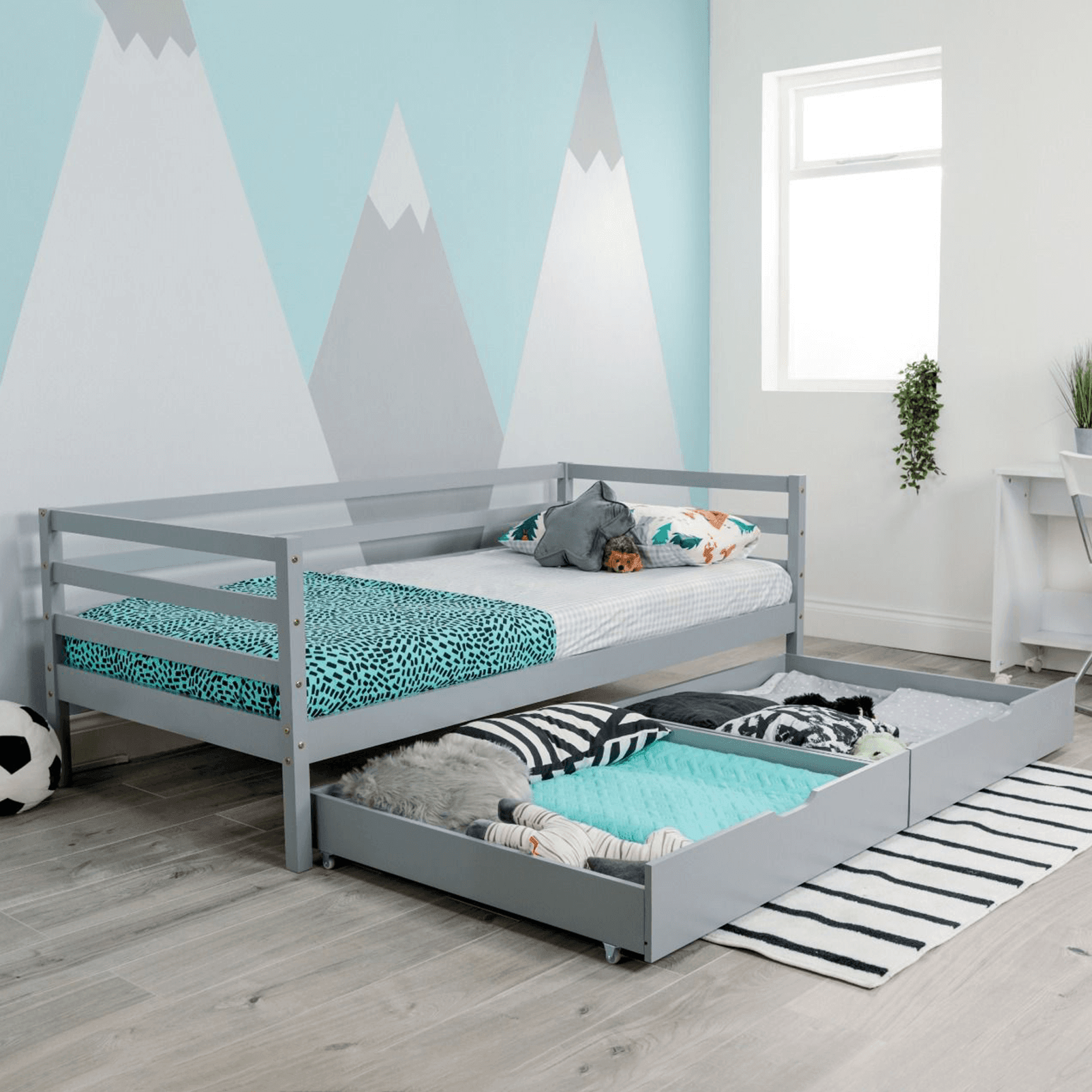 Cloud Bed Grey Pull Out Bed
