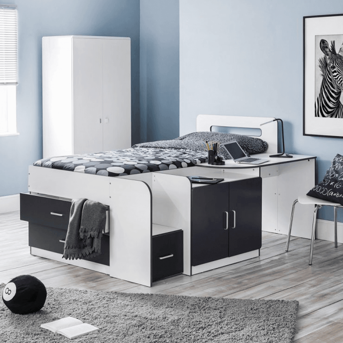 cookie cabin bed with storage