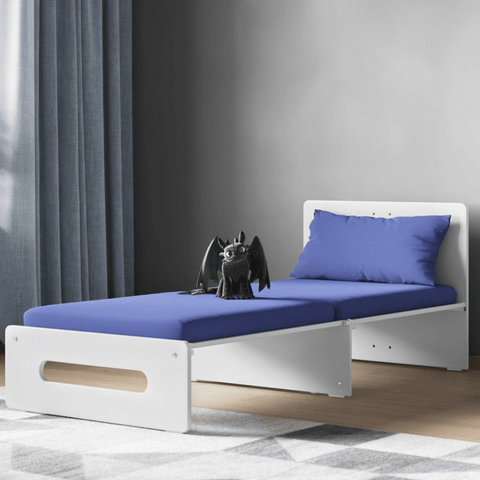 Cosmic Futon Charcoal Navy Blue Fold Out Bed