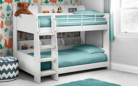 Domino White Wooden Bunk Bed 2