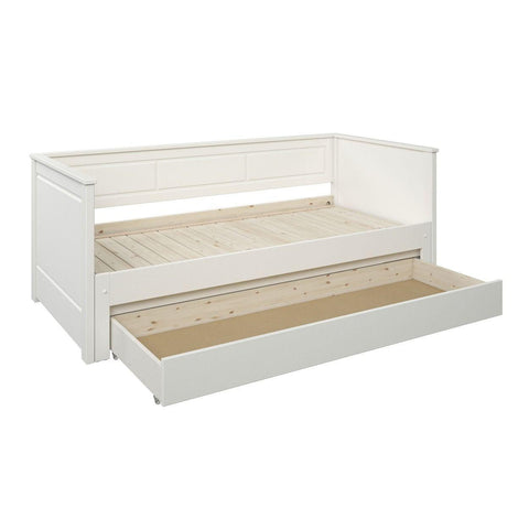 Erika Guest Bed White Pull Out Trundle