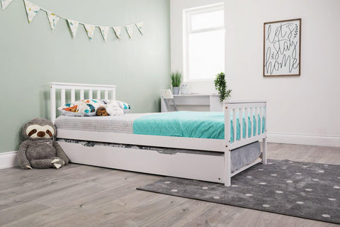 Larysa Guest Bed Wooden White