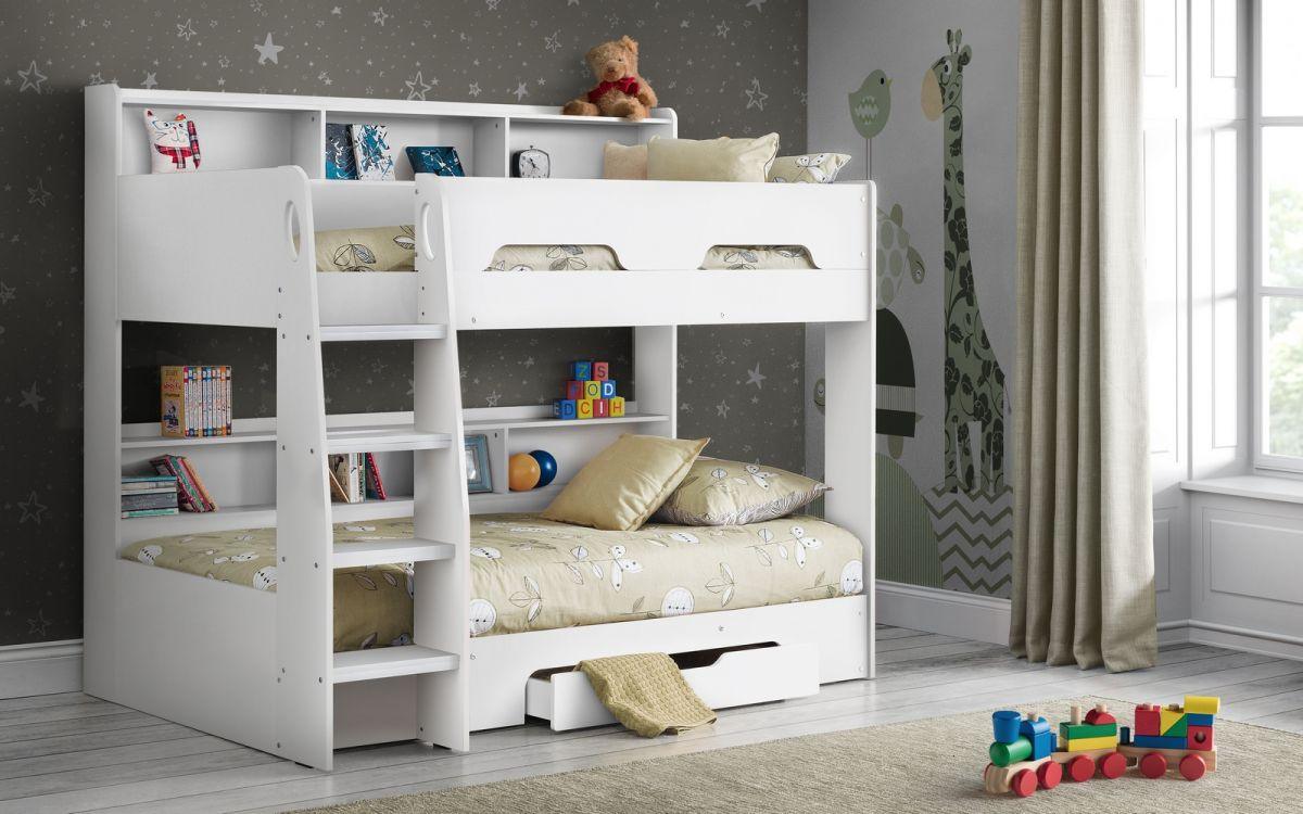 Orion Kids Bunk Bed White Front