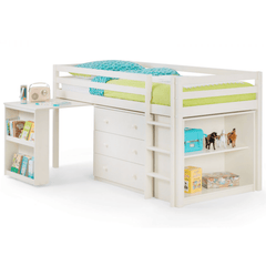 Snow White Mid-sleeper Storage Bed 4