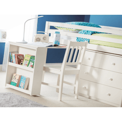 Snow White Mid-sleeper Storage Bed 7