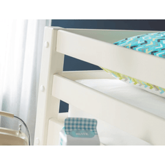 Snow White Mid-sleeper Storage Bed 8