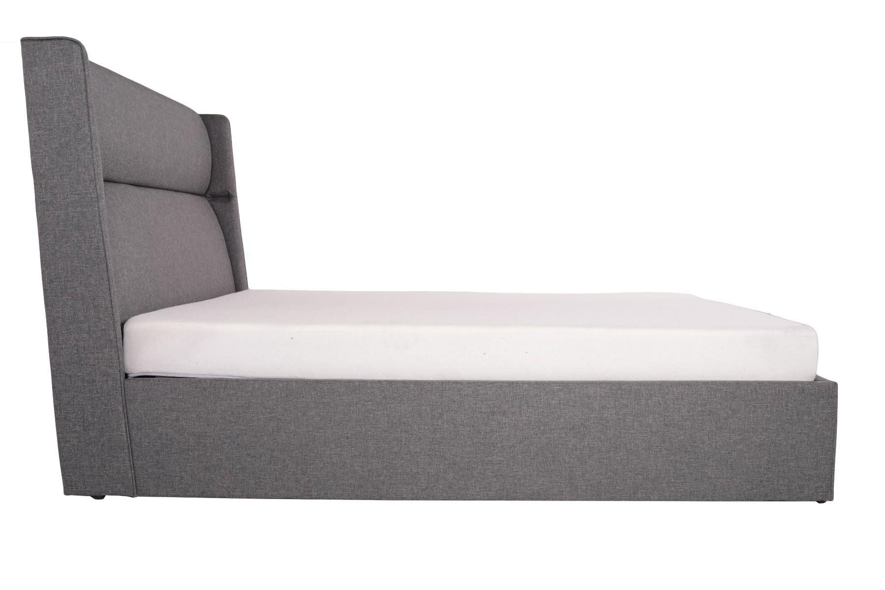 Rumba Fabric Ottoman Double Bed Frame