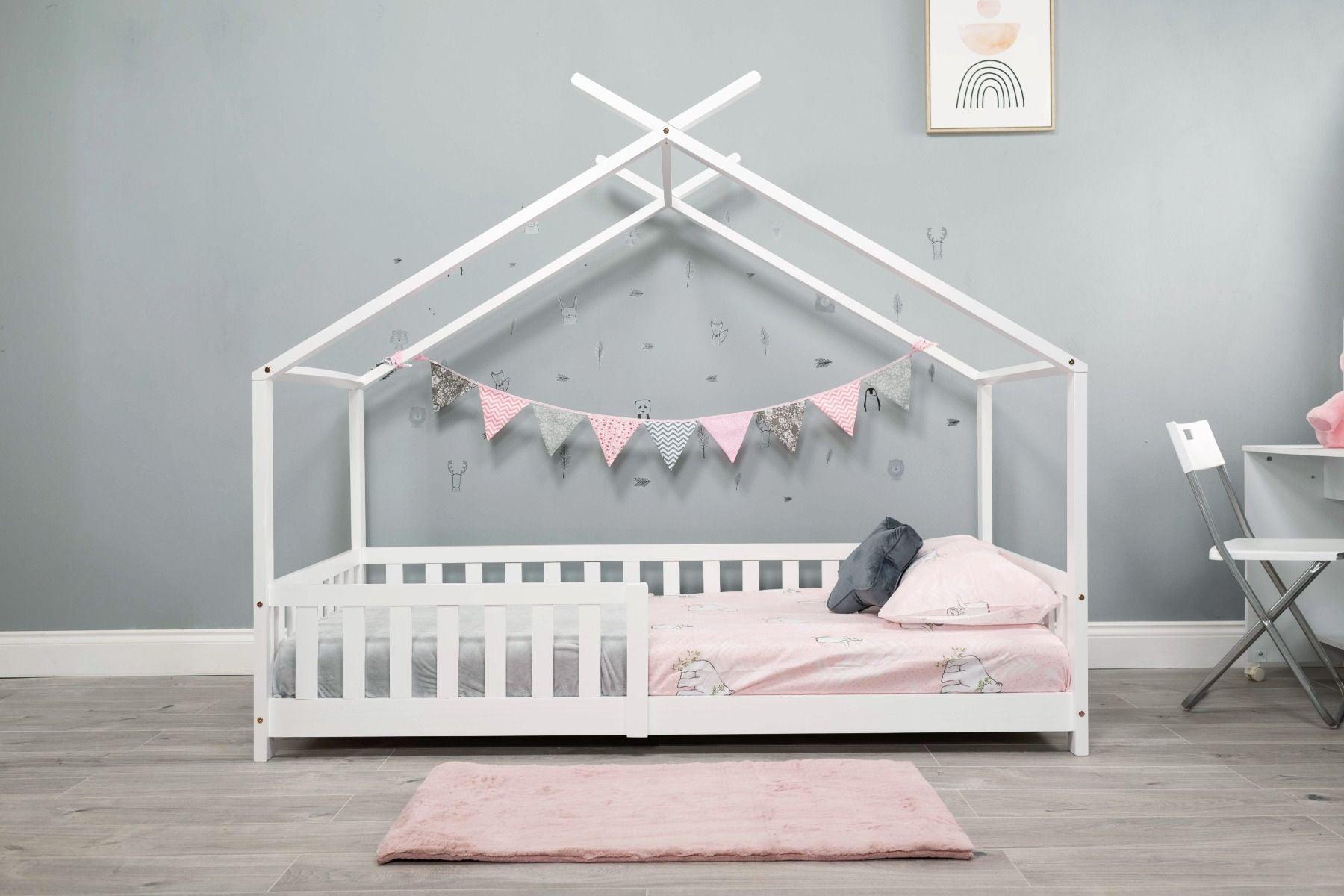 Scout Tree Wooden Bed Frame White