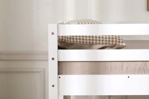 Spark Low Bunk Bed White Side Rail